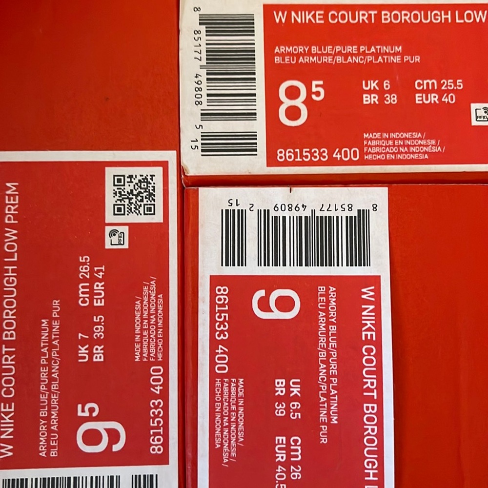 NIKE WMNS COURT BOROUGH LOW PREMIUM
ARMORY BLUE/PURE PLATINUM SNEAKRS
861533 400 - Picture 15 of 16